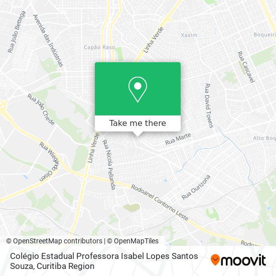 Colégio Estadual Professora Isabel Lopes Santos Souza map