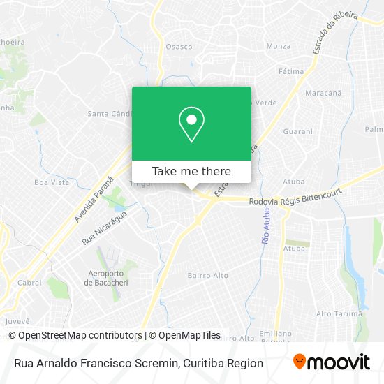 Rua Arnaldo Francisco Scremin map