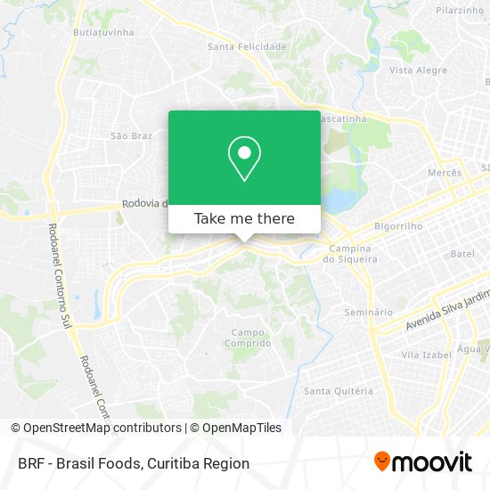 Mapa BRF - Brasil Foods