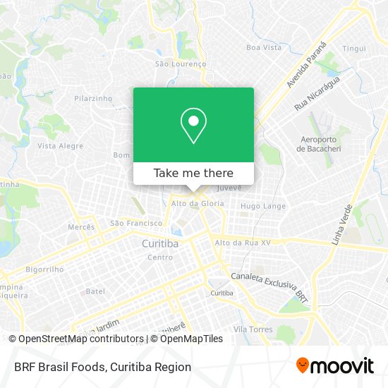 BRF Brasil Foods map