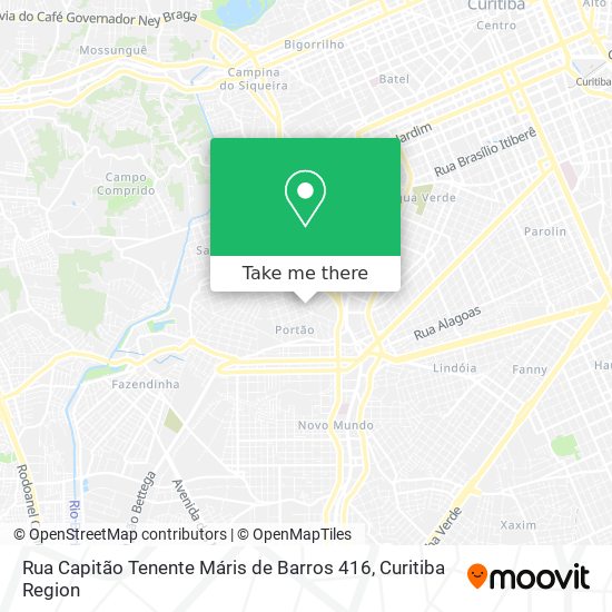 Rua Capitão Tenente Máris de Barros 416 map