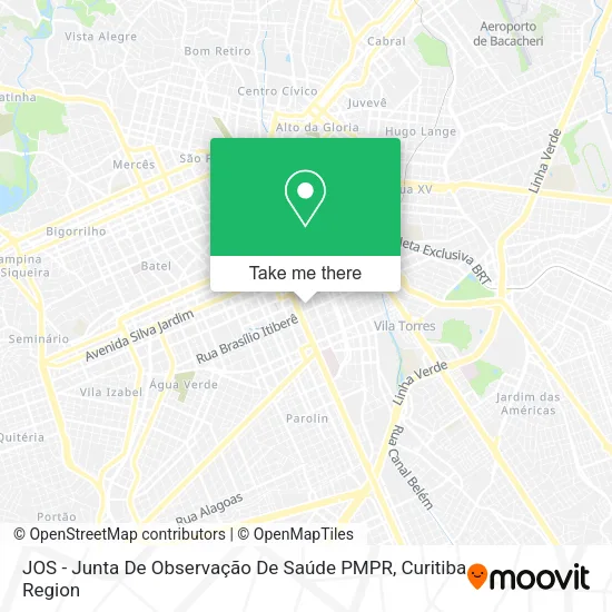 JOS - Junta De Observação De Saúde PMPR map