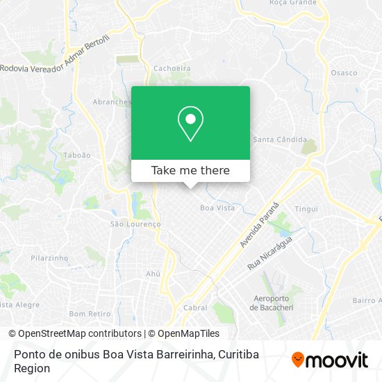 Ponto de onibus Boa Vista Barreirinha map