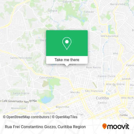 Rua Frei Constantino Gozzo map