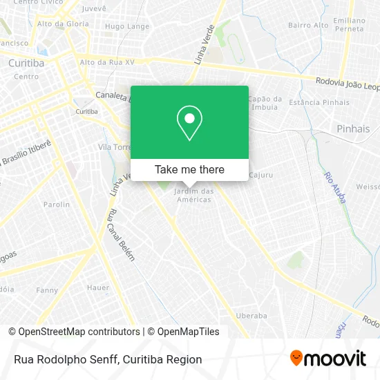 Rua Rodolpho Senff map