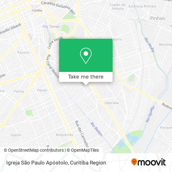 Igreja São Paulo Apóstolo map