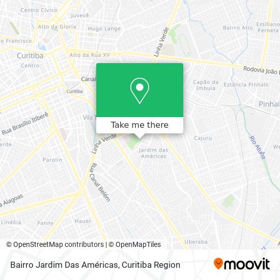 Bairro Jardim Das Américas map