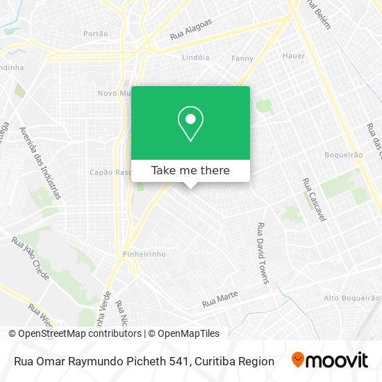 Rua Omar Raymundo Picheth 541 map