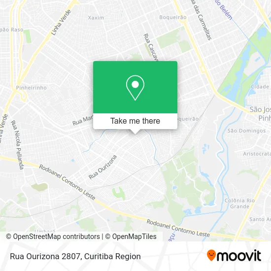 Rua Ourizona 2807 map