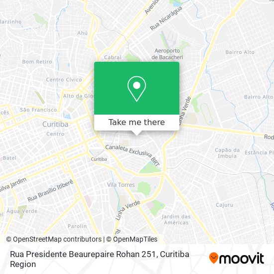 Rua Presidente Beaurepaire Rohan 251 map