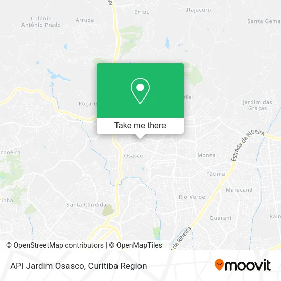 API Jardim Osasco map