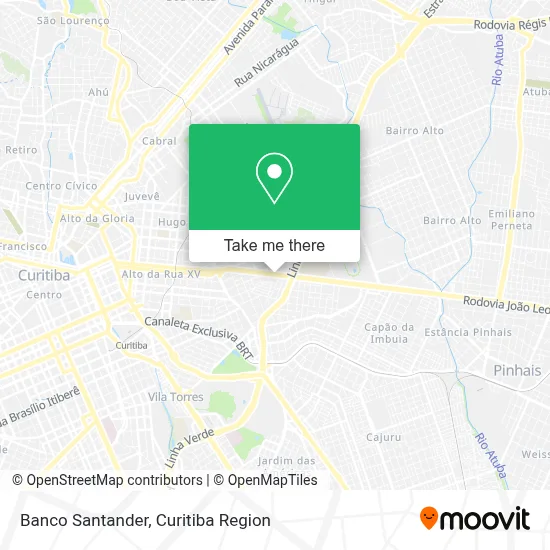 Banco Santander map