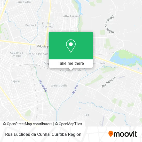 Rua Euclídes da Cunha map