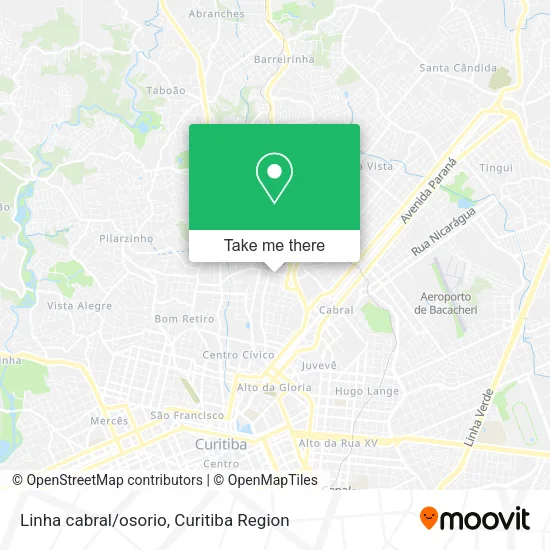 Linha cabral/osorio map