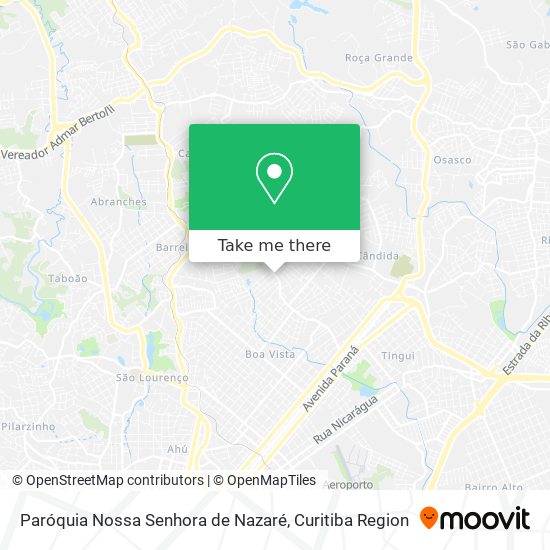 Paróquia Nossa Senhora de Nazaré map