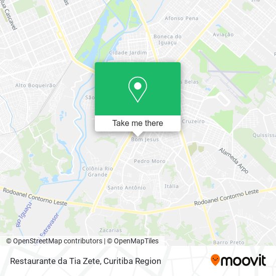 Restaurante da Tia Zete map