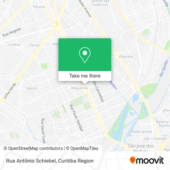 Rua Antônio Schiebel map