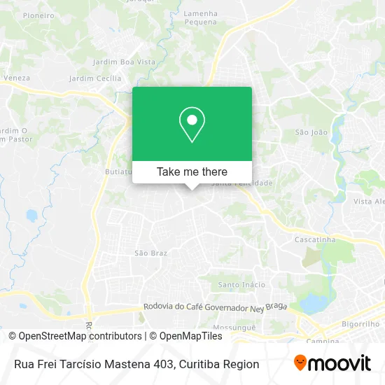 Rua Frei Tarcísio Mastena 403 map
