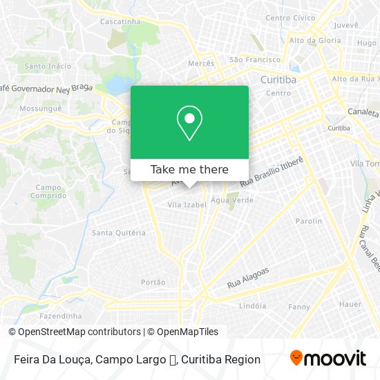 Feira Da Louça, Campo Largo 🎪 map