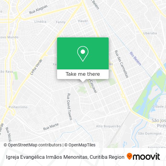 Igreja Evangélica Irmãos Menonitas map