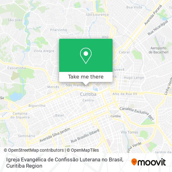 Igreja Evangélica de Confissão Luterana no Brasil map
