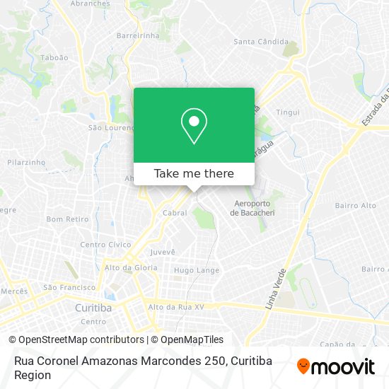 Rua Coronel Amazonas Marcondes 250 map