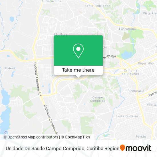 Unidade De Saúde Campo Comprido map