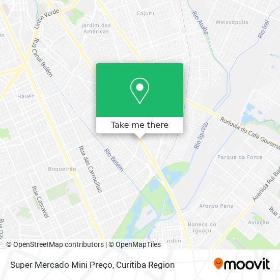 Super Mercado Mini Preço map