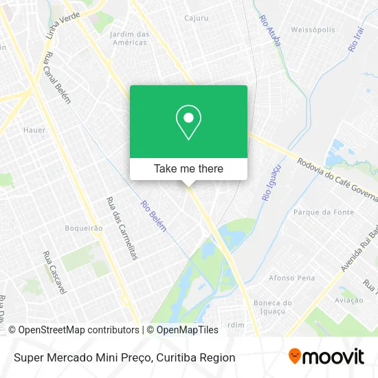 Super Mercado Mini Preço map