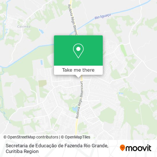 Secretaria de Educação de Fazenda Rio Grande map