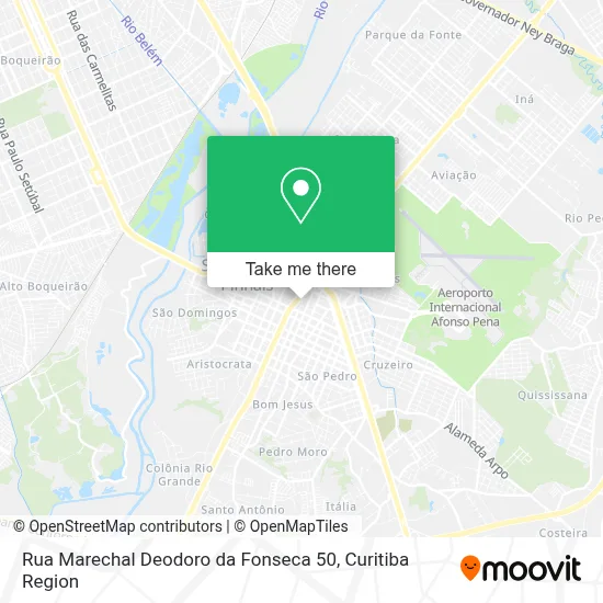 Rua Marechal Deodoro da Fonseca 50 map