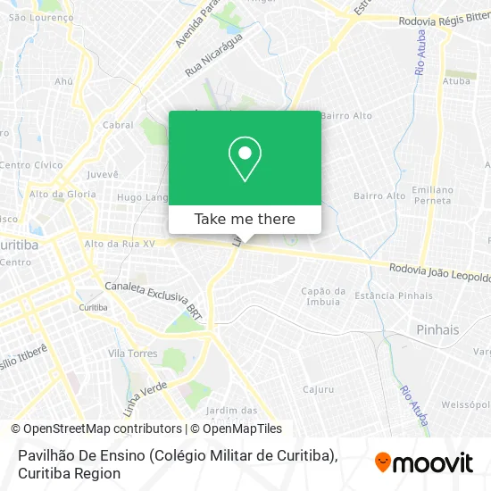 Pavilhão De Ensino (Colégio Militar de Curitiba) map