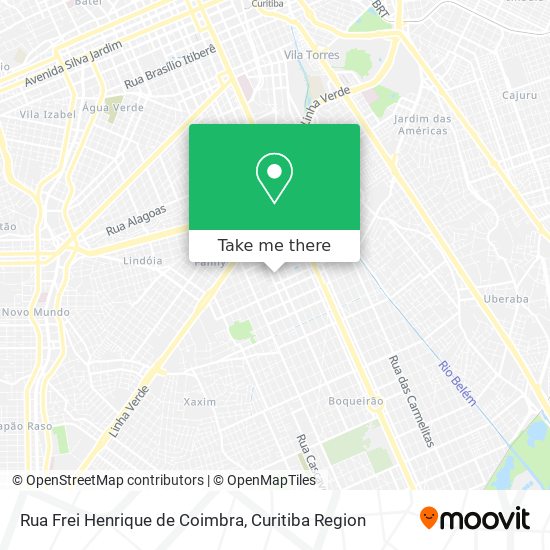 Rua Frei Henrique de Coimbra map
