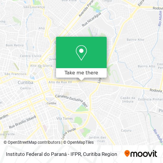 Instituto Federal do Paraná - IFPR map