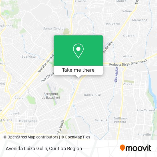 Avenida Luiza Gulin map