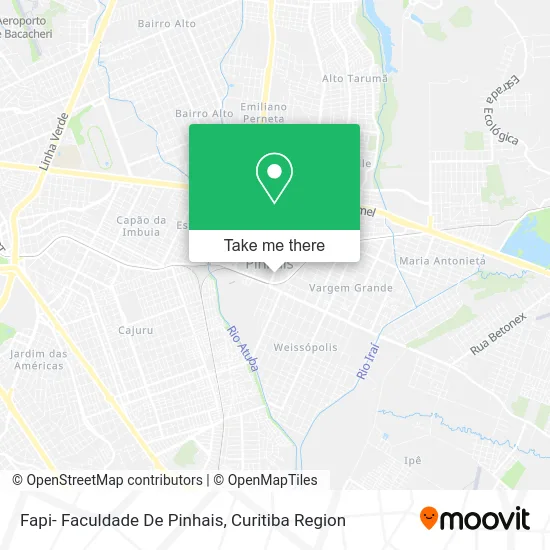 Fapi- Faculdade De Pinhais map
