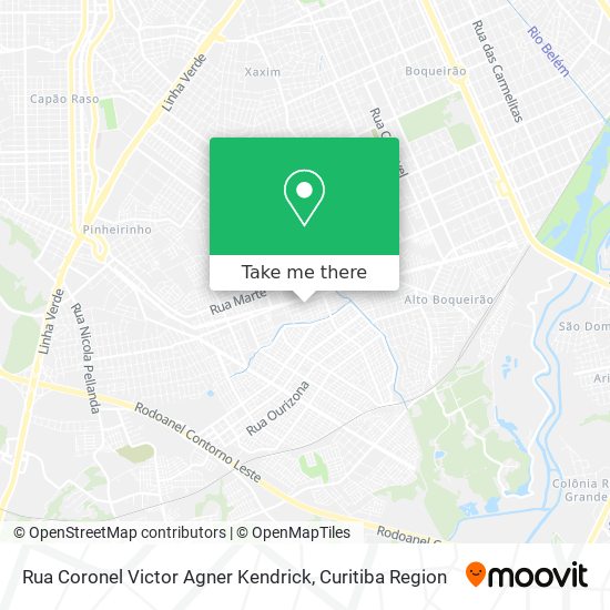 Rua Coronel Victor Agner Kendrick map