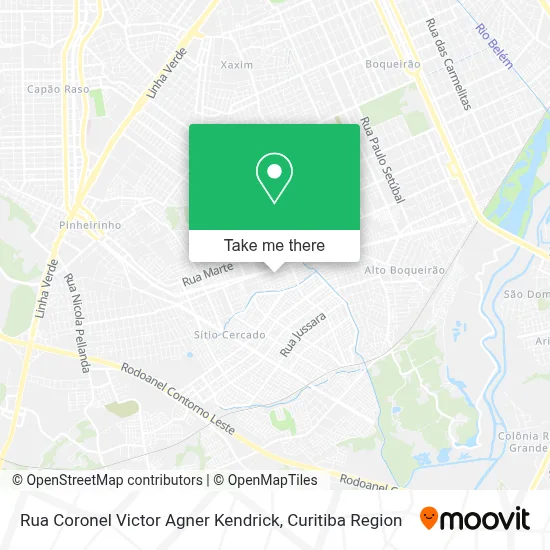 Rua Coronel Victor Agner Kendrick map