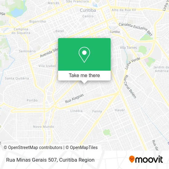 Rua Minas Gerais 507 map