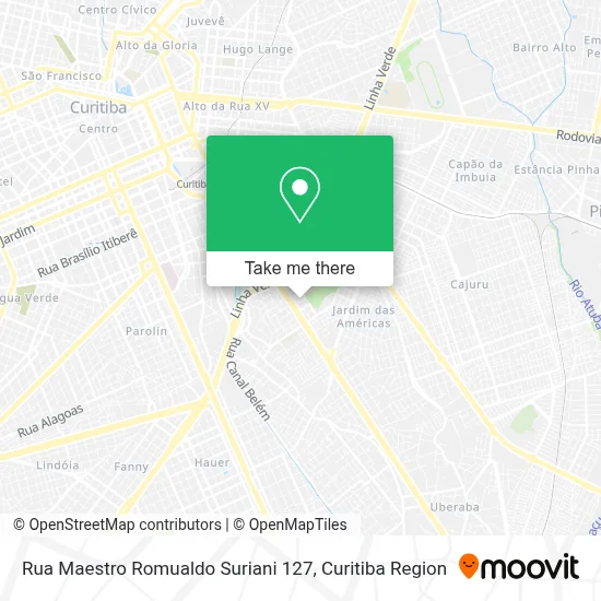 Rua Maestro Romualdo Suriani 127 map
