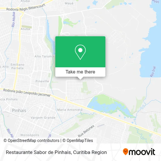 Restaurante Sabor de Pinhais map