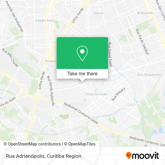 Rua Adrianópolis map