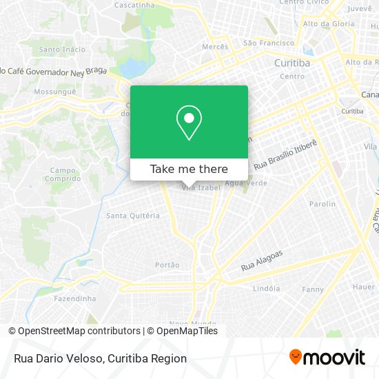 Mapa Rua Dario Veloso