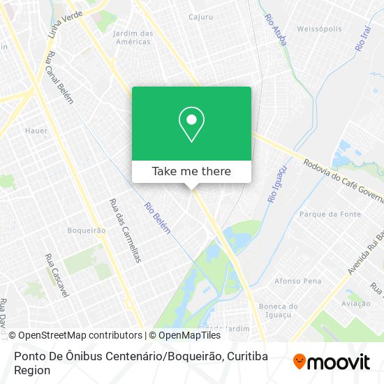 Ponto De Ônibus Centenário / Boqueirão map