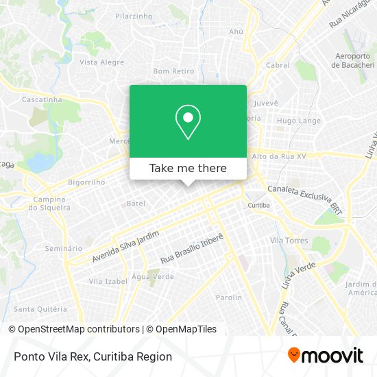 Mapa Ponto Vila Rex