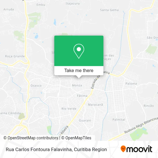 Rua Carlos Fontoura Falavinha map