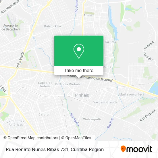 Rua Renato Nunes Ribas 731 map