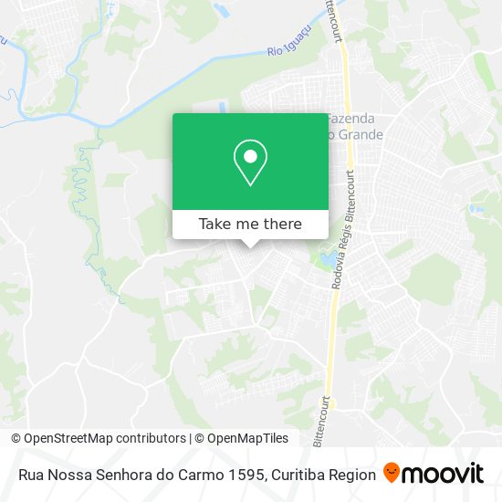 Rua Nossa Senhora do Carmo 1595 map