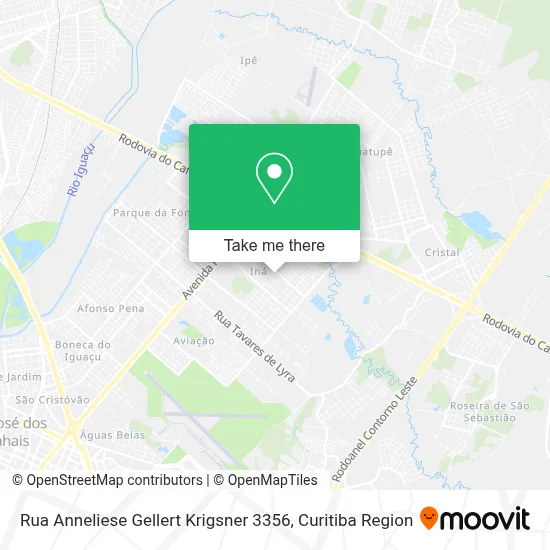 Rua Anneliese Gellert Krigsner 3356 map