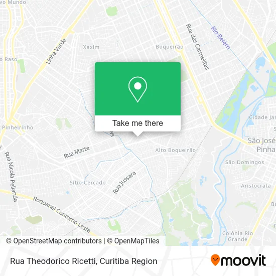 Rua Theodorico Ricetti map